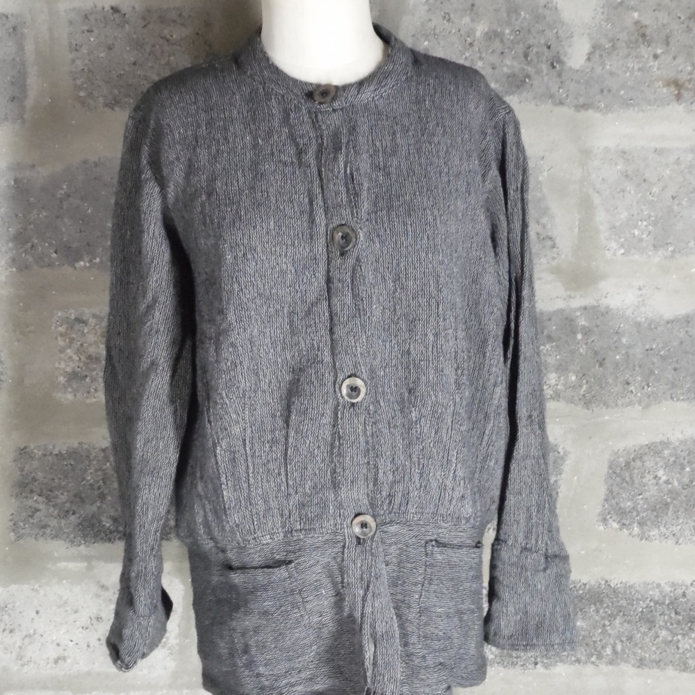 Drop Waist Button Front Jacket - image 1